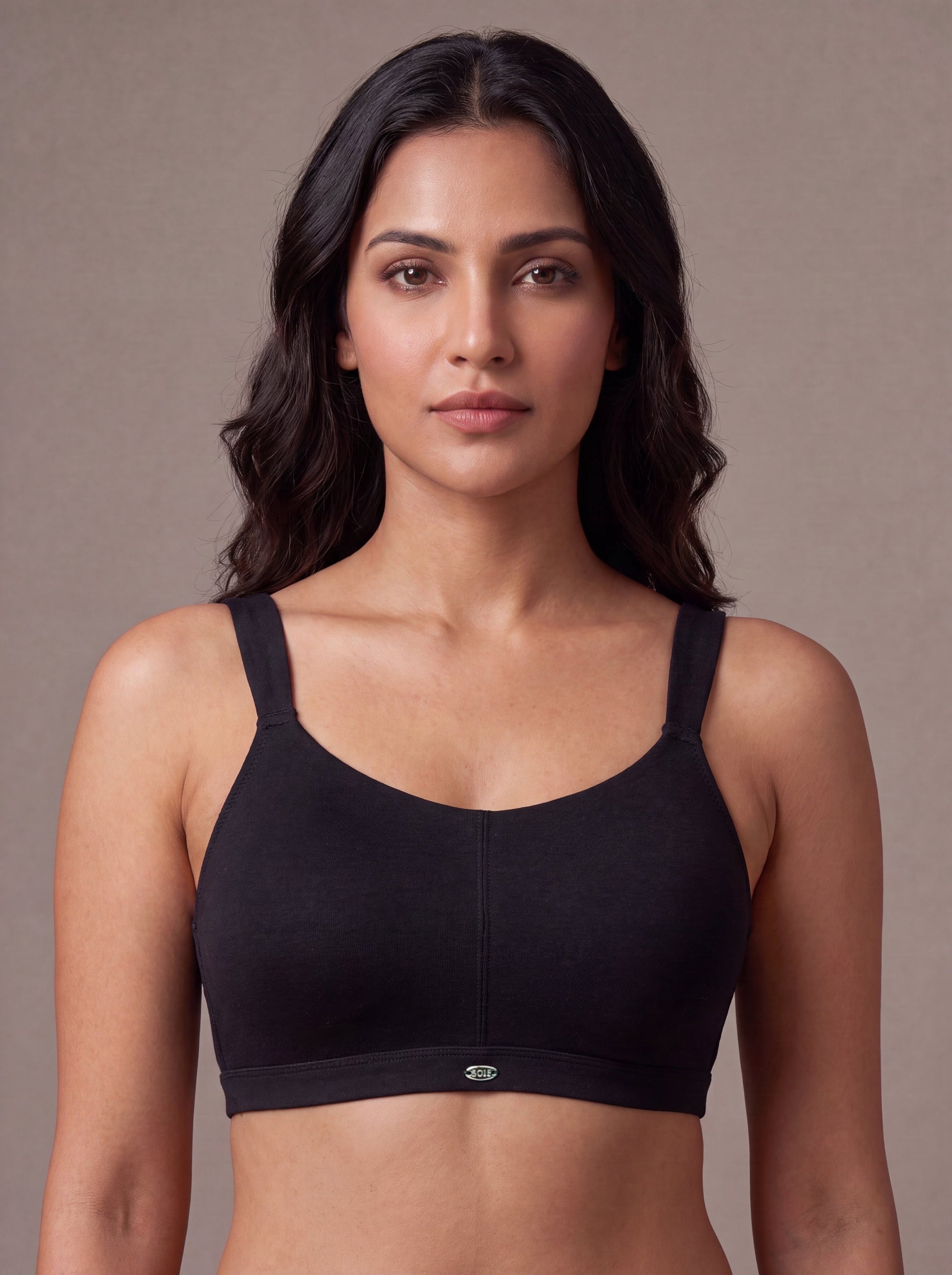 Full Coverage Padded Non-Wired High Impact Cotton Sports Bra