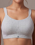 Full Coverage Padded Non-Wired High Impact Cotton Sports Bra