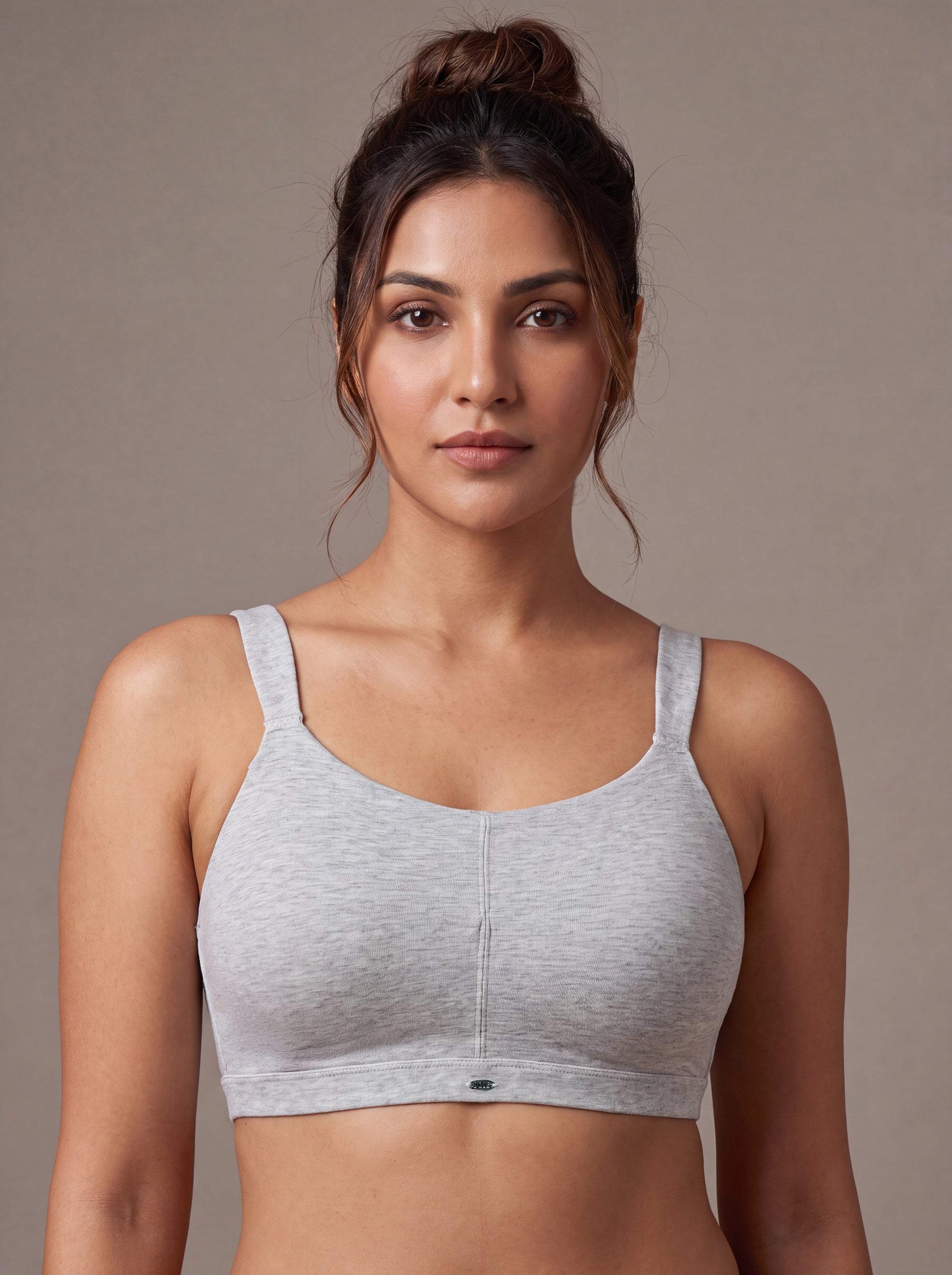 Full Coverage Padded Non-Wired High Impact Cotton Sports Bra