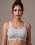 Full Coverage Padded Non-Wired High Impact Cotton Sports Bra