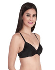 Medium Coverage Non Padded Wired Seamed Bra-CB-202