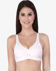 Full Coverage Non Padded Non Wired Seamed Bra-CB-312