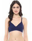 Full Coverage Non padded Non Wired Bra With Detachable Straps-CB-323