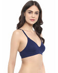 Full Coverage Non padded Non Wired Bra With Detachable Straps-CB-323