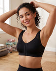 Front Closure Full Coverage Non Padded Non Wired Bra