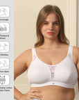 Non Padded Non Wired Full Coverage Minimizer T-shirt Bra CB-336