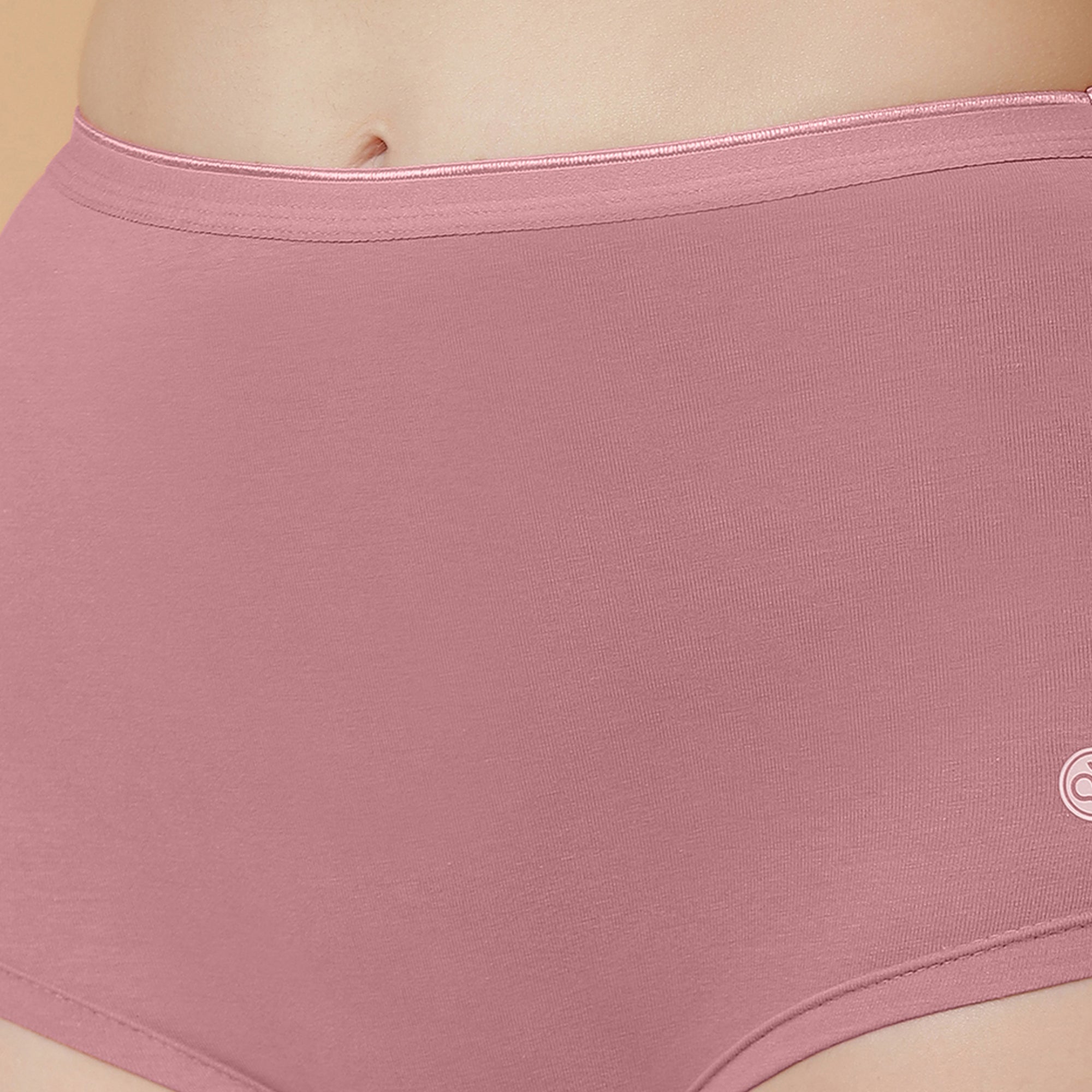 High Rise Full Coverage Cotton Spandex Boyshorts (Pack of 2)