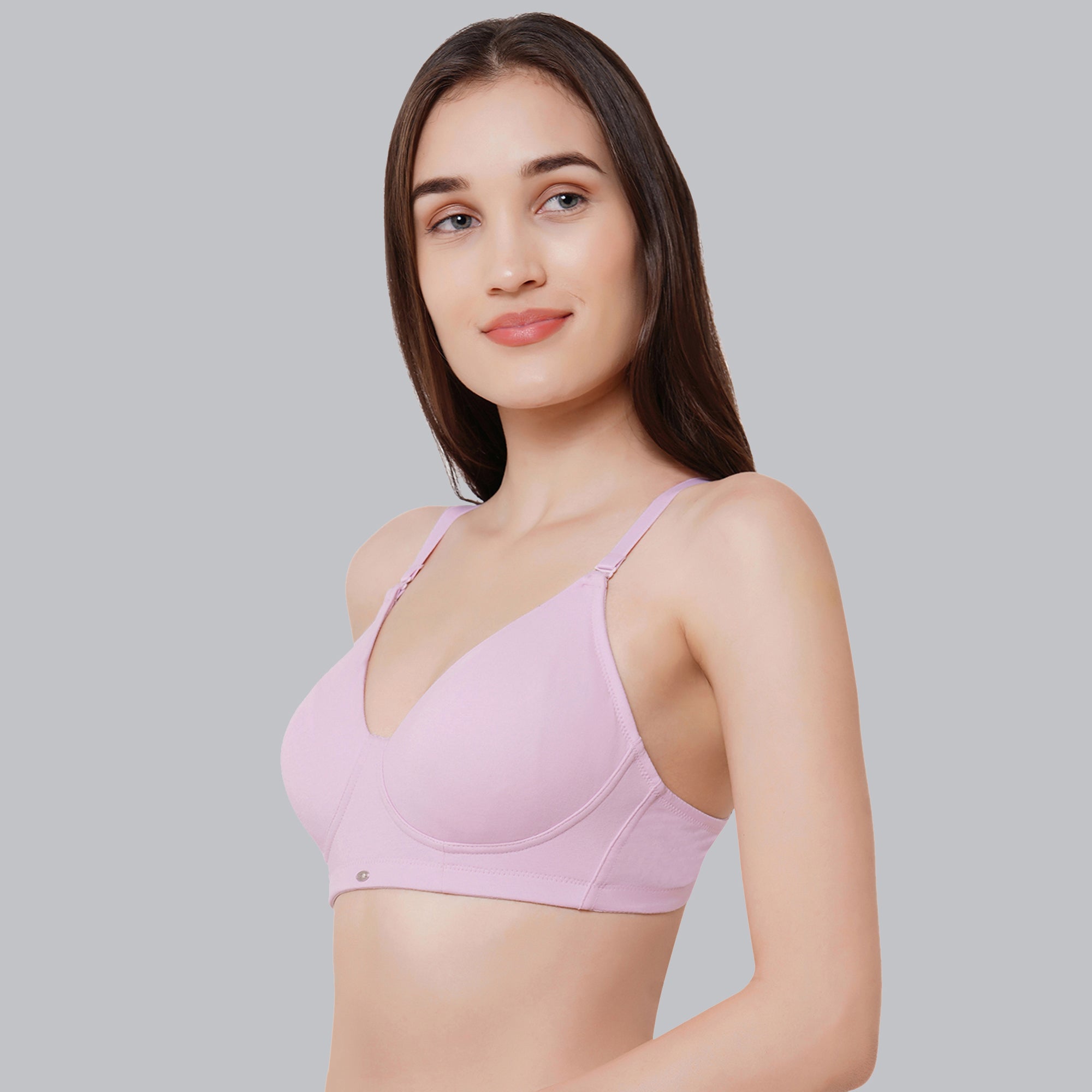 Non Padded Non Wired Full Coverage T-shirt Bra-CB-337