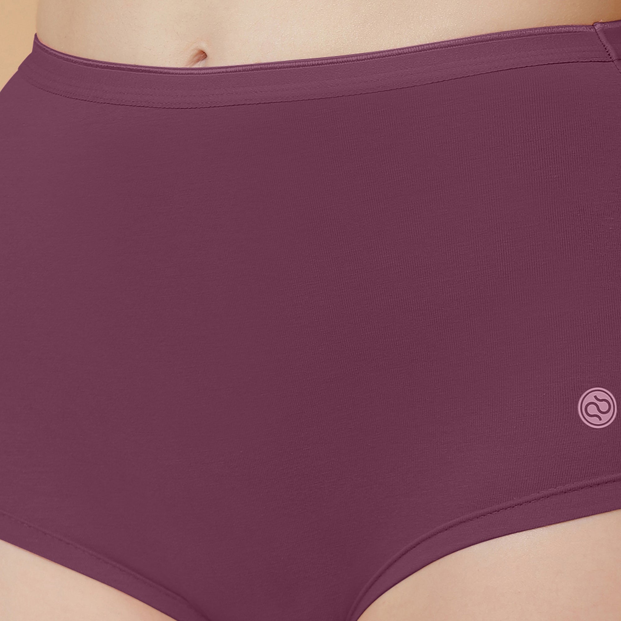 High Rise Full Coverage Cotton Spandex Boyshorts (Pack of 2)