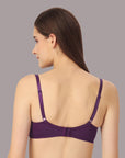 Non Padded Non Wired Medium Coverage Cotton Spandex Bra