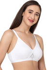 Full coverage cross over non padded non wired bra-CB-405