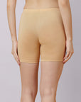 Solid Cotton Spandex Cycling Shorts