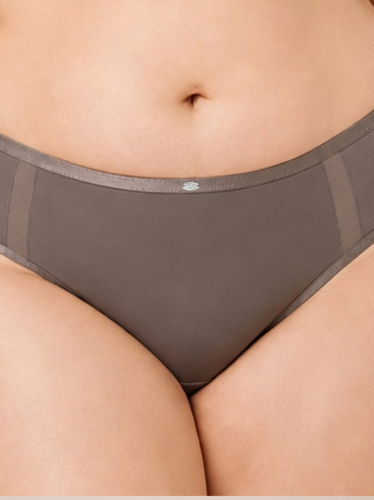 Full Coverage Minimiser Bra with High Waist Brief Set
