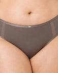 Full Coverage Minimiser Bra with High Waist Brief Set