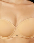 Medium Coverage Padded Wired Multiway Strapless Bra with Detachable Straps