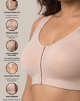 The No More Slouch Bra — Lightly Padded Posture Corrector with Power Mesh Support