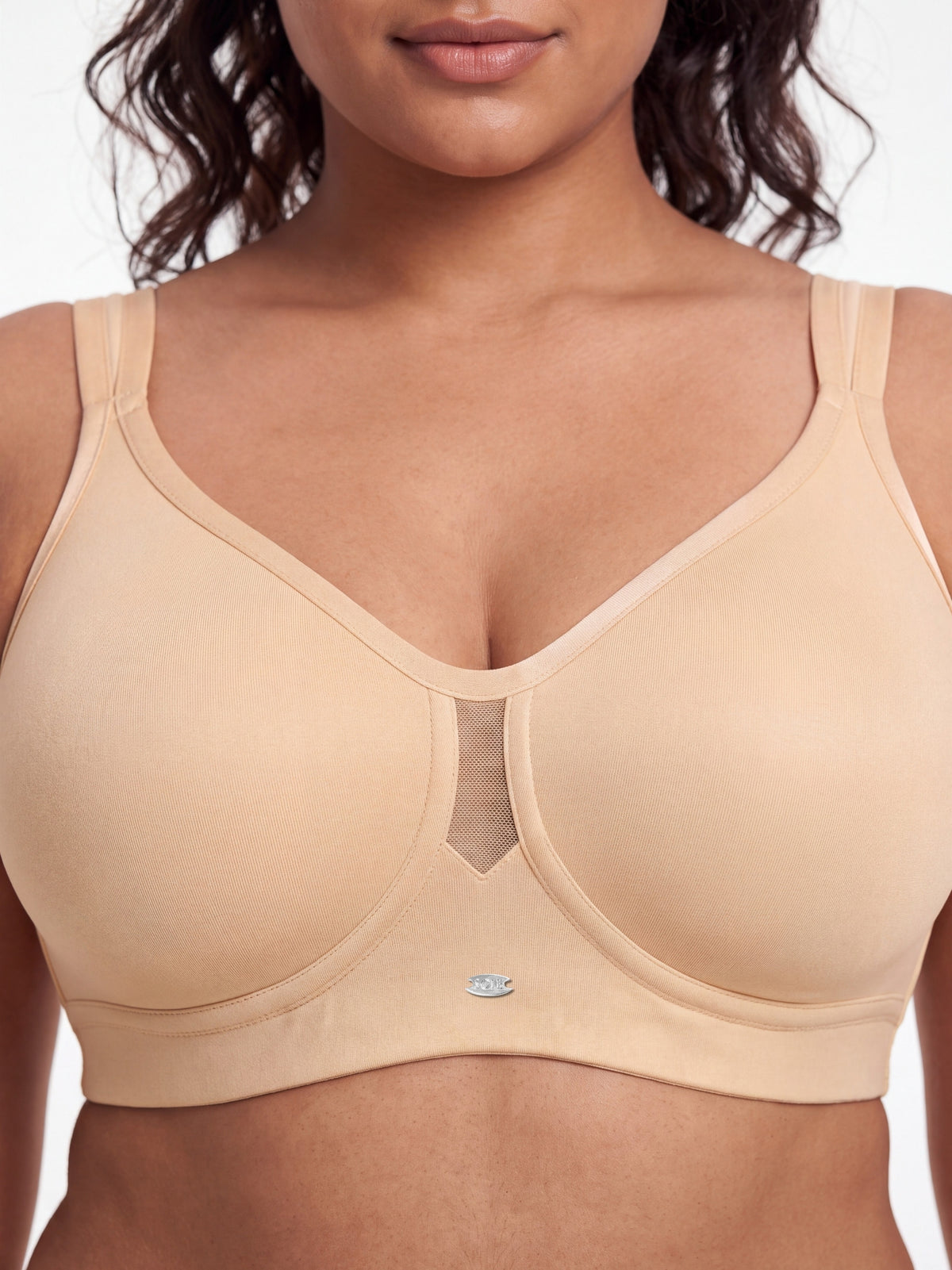 Full Coverage Minimizer Bra with No-Show Cups