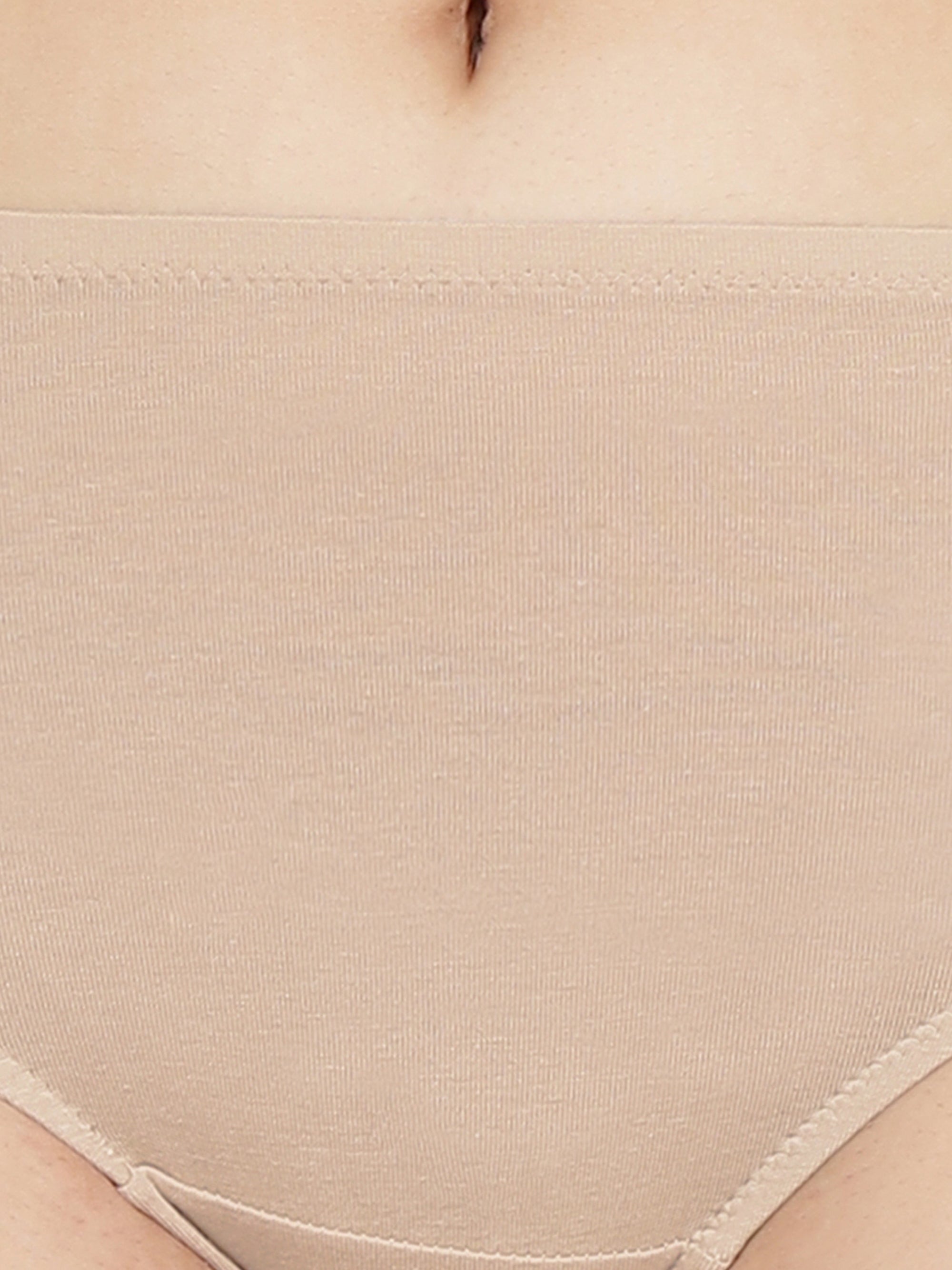High Rise Full Coverage Cotton Modal Panty with Soft No-Mark Waistband