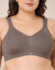 Full Coverage Minimizer Bra with No-Show Cups