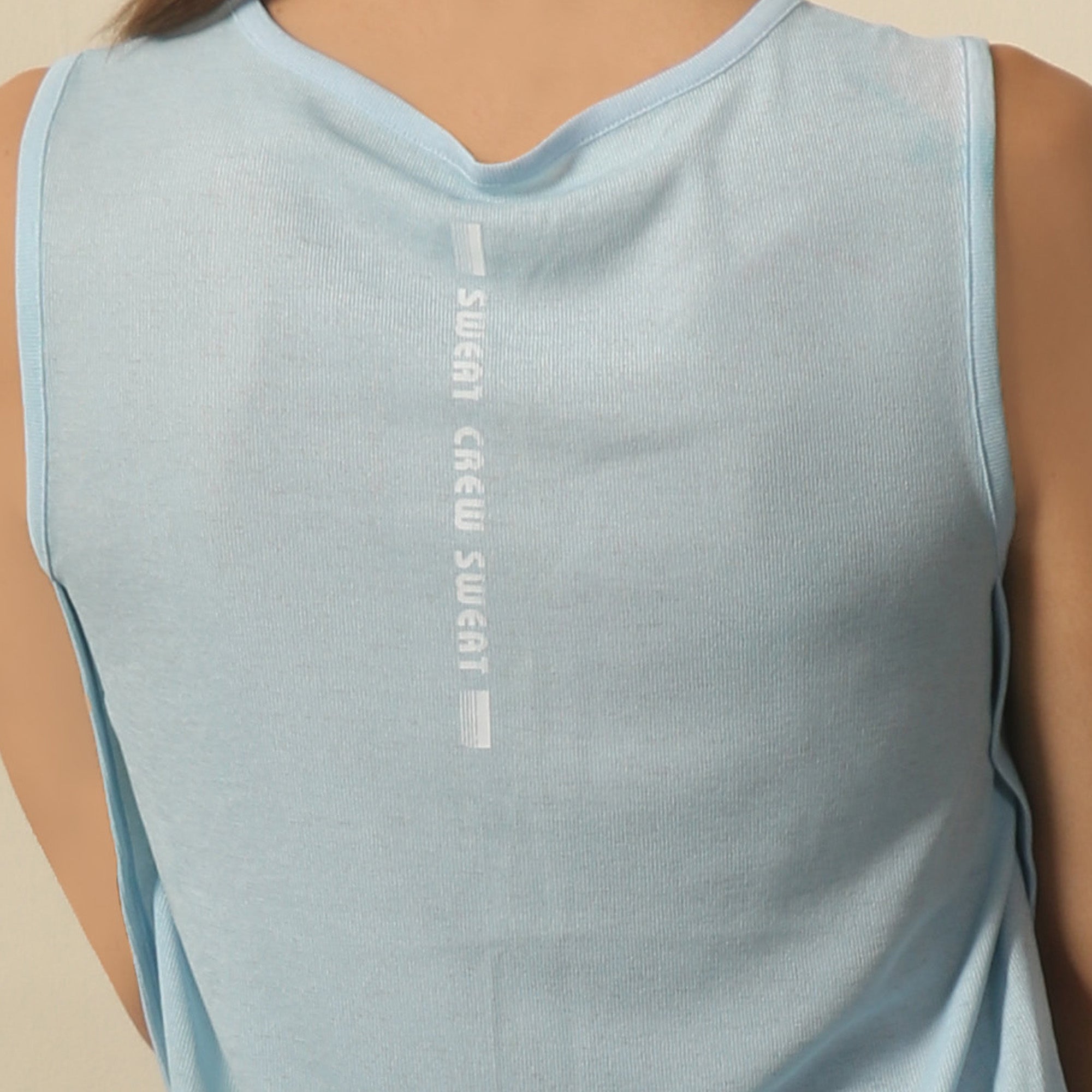 Side Slit Coverup Tee with Gradiant Effect Ankle Length Leggings