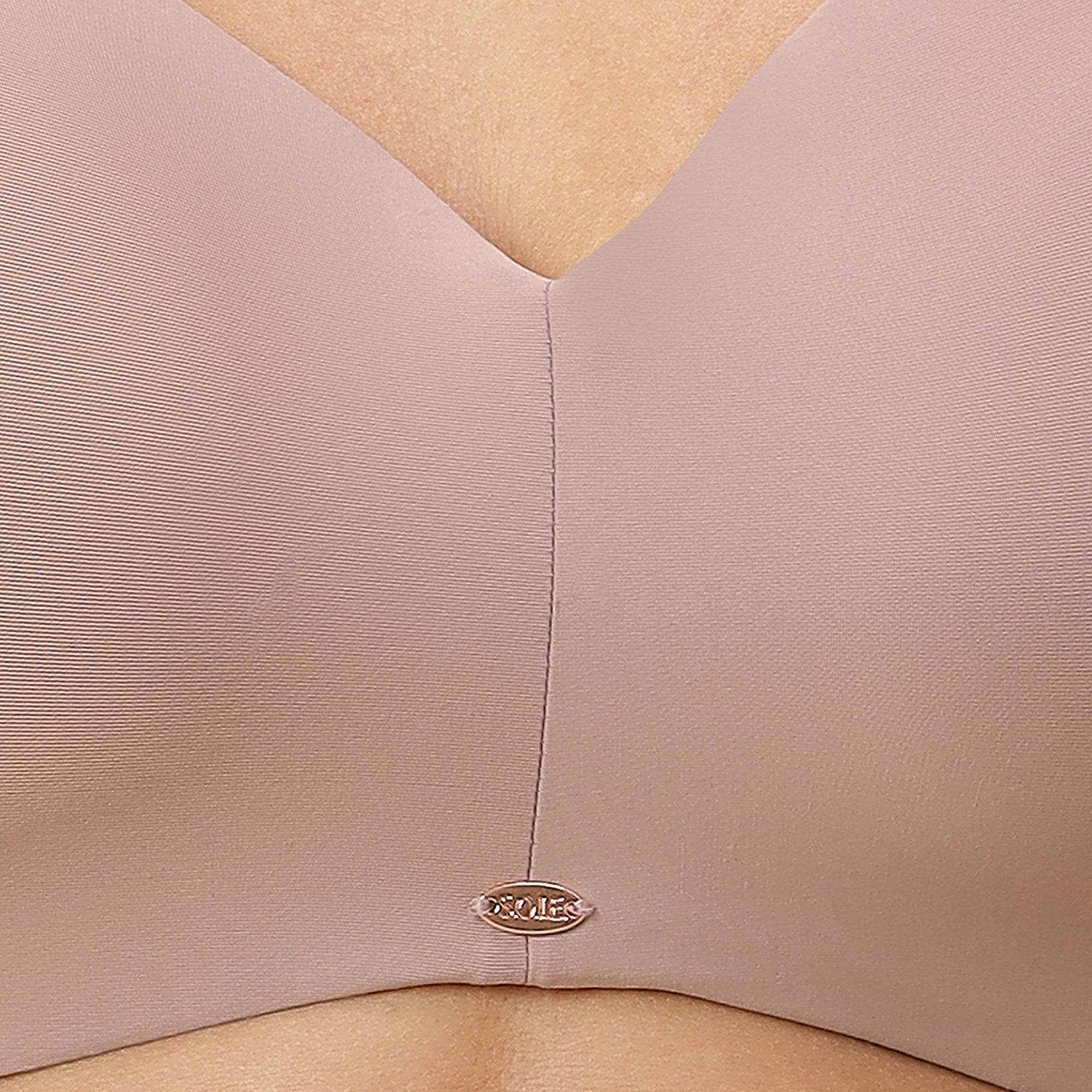 SOIE Woman - Full Coverage Padded Seamless Bra &amp; High-Rise Brief Set - Lingerie set -for Women