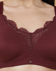 Medium Coverage Non Padded Non Wired Lace Bra
