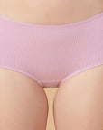 Tummy Smoothing High Rise Full Coverage Cotton Brief with Shiny Edge
