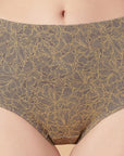 Tummy-Smoothing Printed High Waist Cotton Briefs – Pack of 3