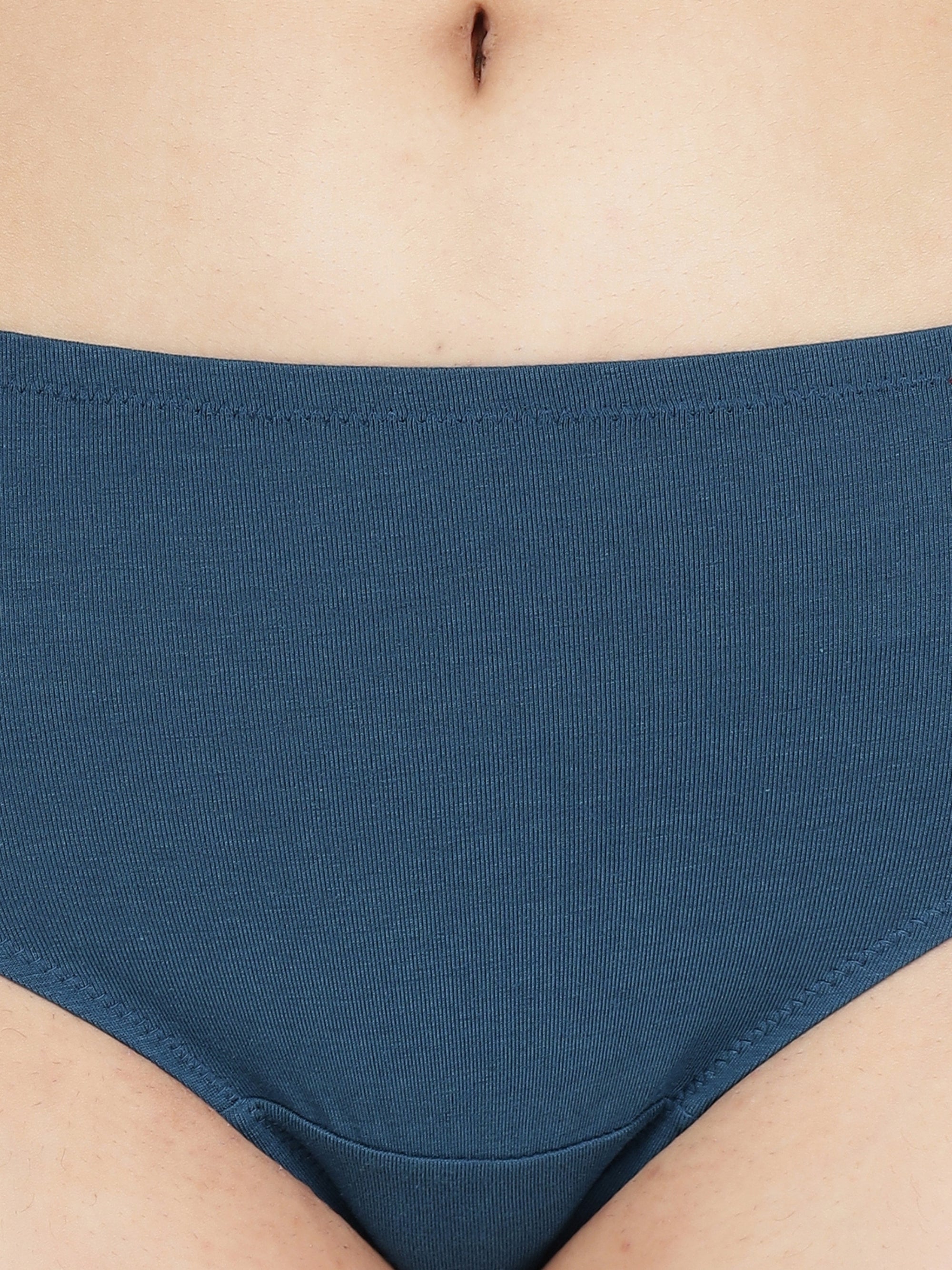 High Rise Full Coverage Cotton Modal Panty with Soft No-Mark Waistband