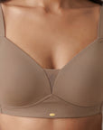 Lightly Padded Full Coverage Bra with Breezy Mesh Detail