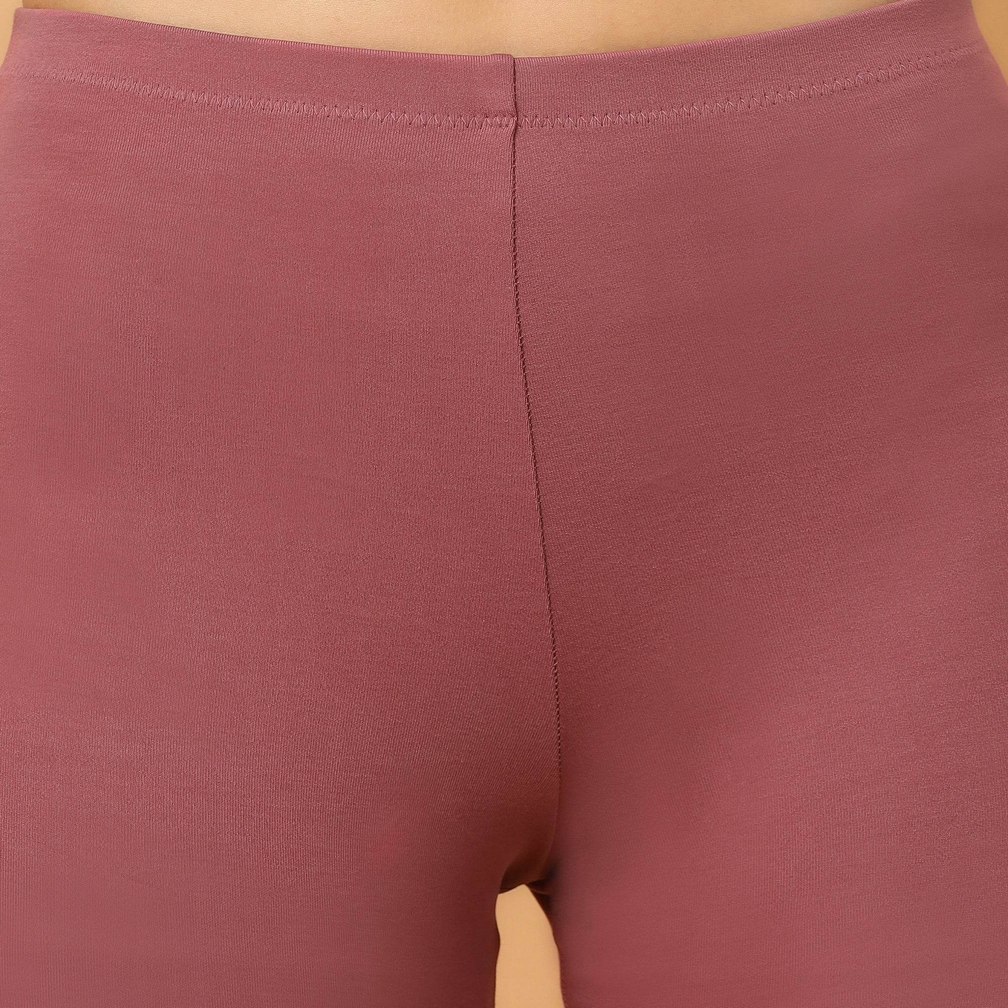 SOIE Woman - Mid Rise Breathable Cotton Spandex Knee Length Cycling Shorts - Cycling Shorts -for Women