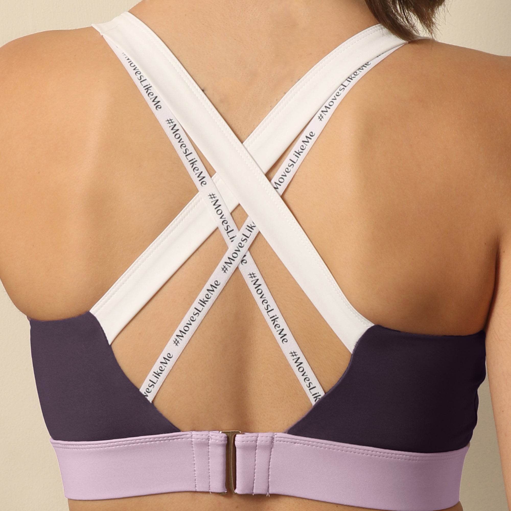 Medium-Impact Padded Non Wired Sports Bra with Crisscross Back and Mesh Detailing-AT-15