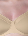 Ultra-Lightly Padded Non Wired Full Coverage Bra with Spacer Cups-CB-143