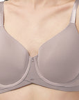 Full Coverage Padded Wired T-shirt Bra with Mesh Detailing CB-131