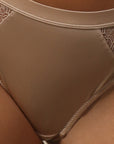 Mid Rise Full Coverage Lace Seamless Panty-FP-1562