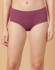 Mid Rise Cotton Hip Hugger Brief with Shiny Edge Waist (Pack of 3)