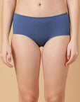 Mid Rise Cotton Hip Hugger Brief with Shiny Edge Waist (Pack of 3)