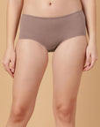 Mid Rise Cotton Hip Hugger Brief with Shiny Edge Waist (Pack of 3)