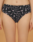 High Rise Full Coverage Printed Stretch Cotton Hipster Panty (Pack of 3)