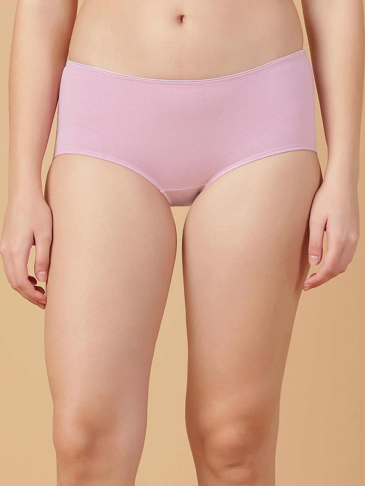Mid Rise Cotton Hip Hugger Brief with Shiny Edge Waist (Pack of 3)