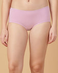 Mid Rise Cotton Hip Hugger Brief with Shiny Edge Waist (Pack of 3)