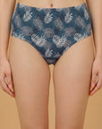 Tummy-Smoothing Printed High Waist Cotton Briefs – Pack of 3