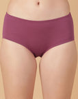 Tummy Smoothing High Rise Full Coverage Cotton Brief with Shiny Edge