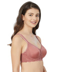 Full Coverage Non Padded Wired Lace Bra-FB-609