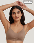 Lightly Padded Full Coverage Bra with Breezy Mesh Detail