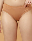 SOIE Woman - Mid Rise Stretch Cotton Seamless Full Coverage Shorty Panty (Pack of 2) - Panty -for Women