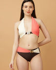 Criss Cross Halter Bikini Set