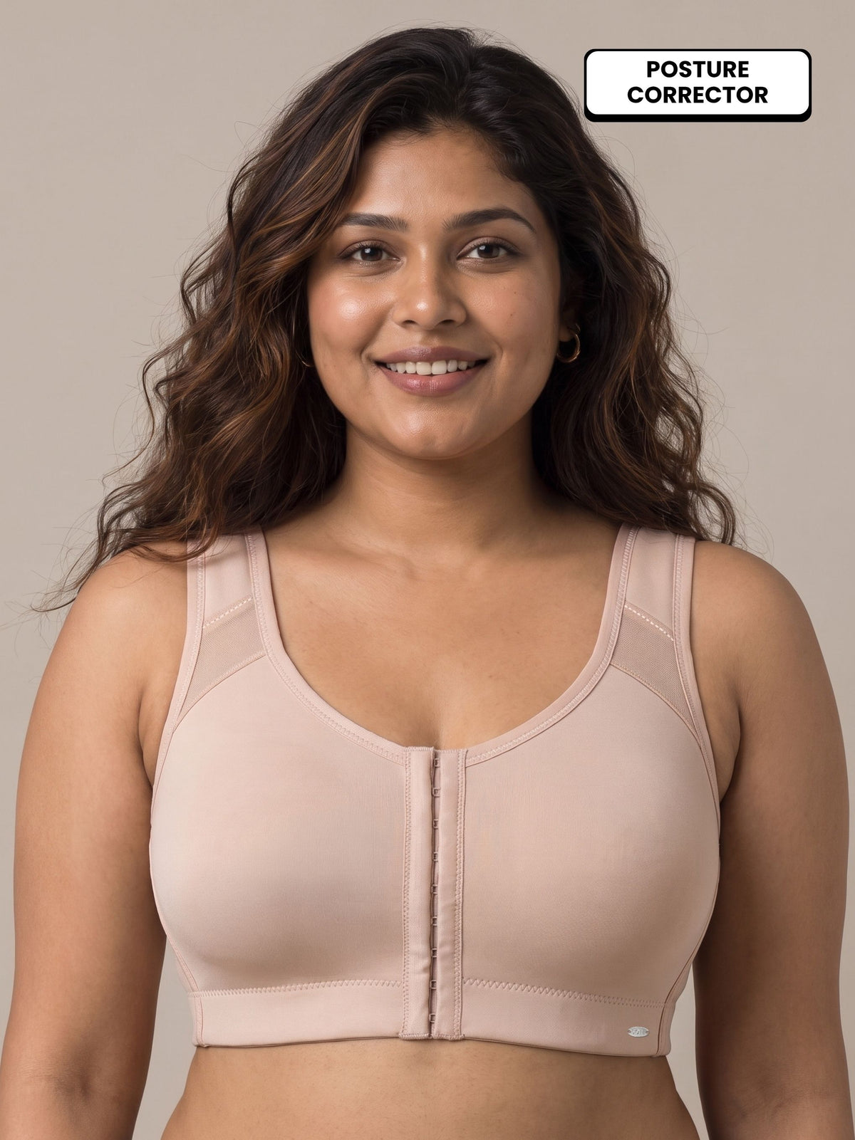 The No More Slouch Bra — Lightly Padded Posture Corrector with Power Mesh Support