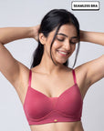 Lightly Padded Full Coverage Bra with Breezy Mesh Detail