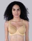 Ultra-Lightly Padded Soft Underwired Breathable Spacer Cup Bra- CB-142